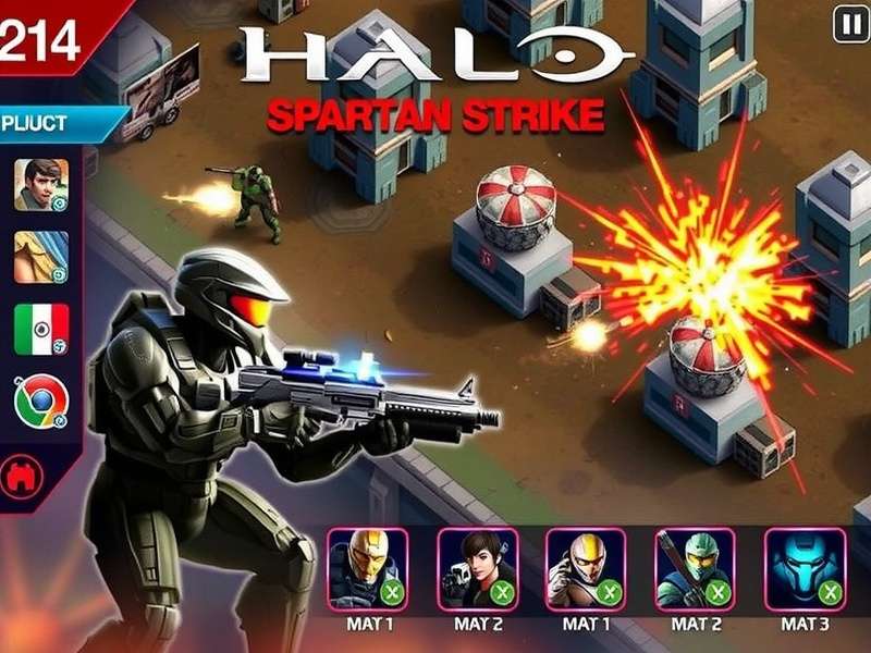 Halo Spartan Strike Game Screenshot