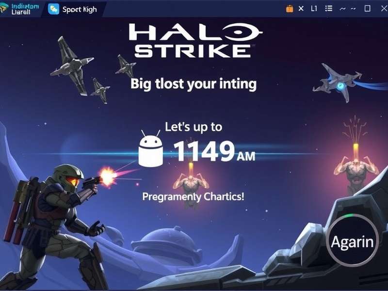 Halo Spartan Strike Android Game Screenshot