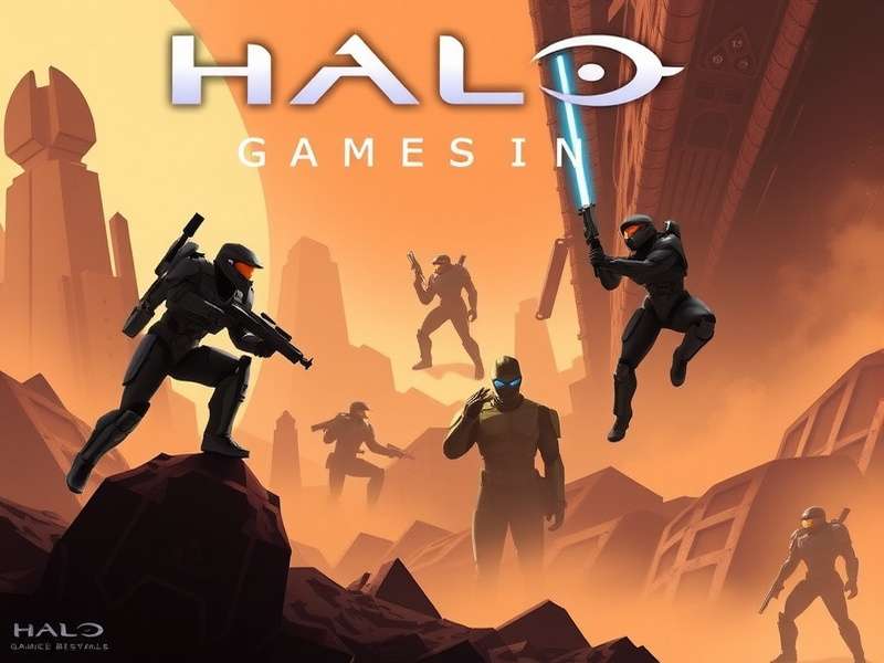 Halo Spartan Strike action scene with Spartan soldier