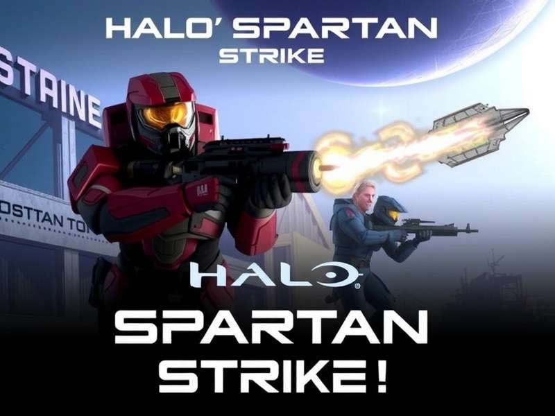 Halo Spartan Strike gameplay screenshot showing combat scene