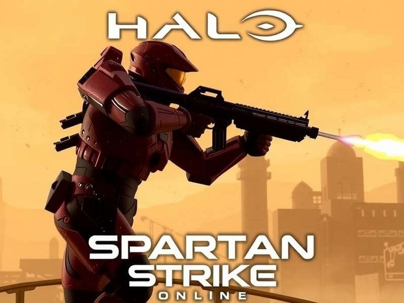 Halo Spartan Strike intense top-down combat scene showing Spartans fighting Covenant forces
