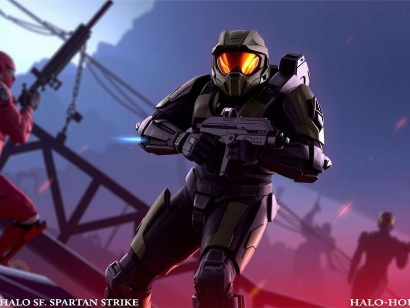 Halo Spartan Strike gameplay screenshot showing Spartan vs Covenant