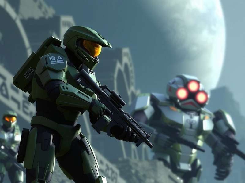 Halo Spartan Strike weapon rack showcasing various human and covenant firearms