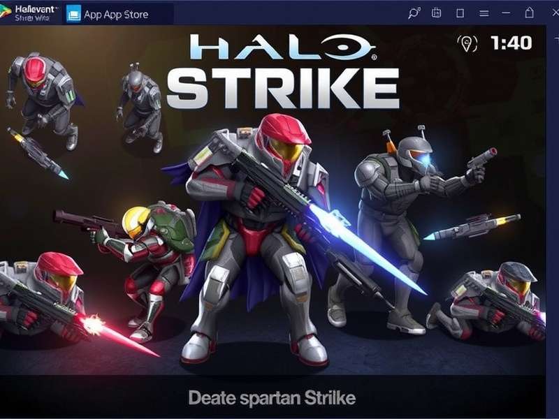 Halo Spartan Strike gameplay screenshot showcasing intense action