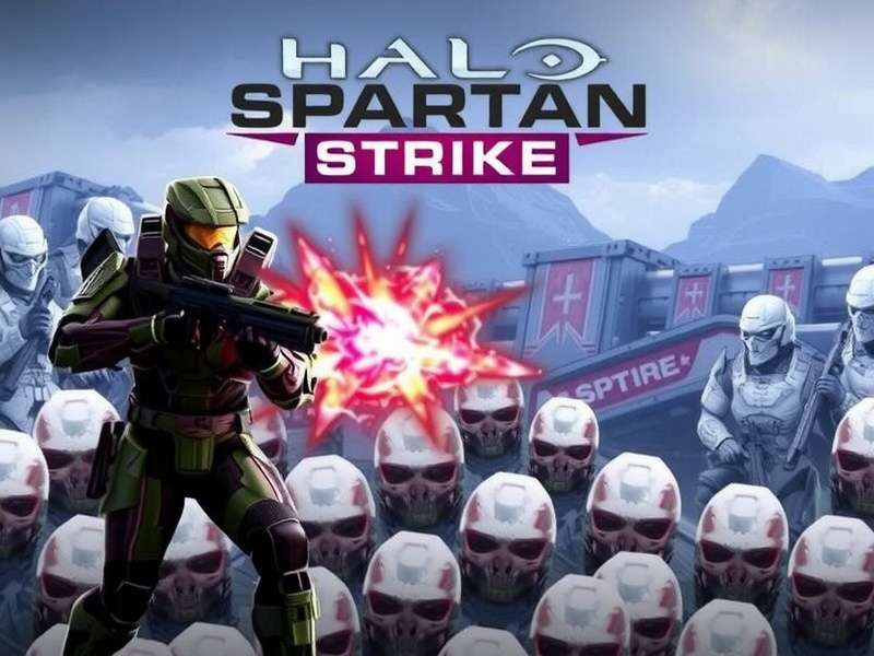 Halo Spartan Strike Tactical Gameplay Scene