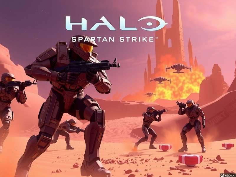 Halo Spartan Strike Xbox Series X gameplay showing enhanced graphics