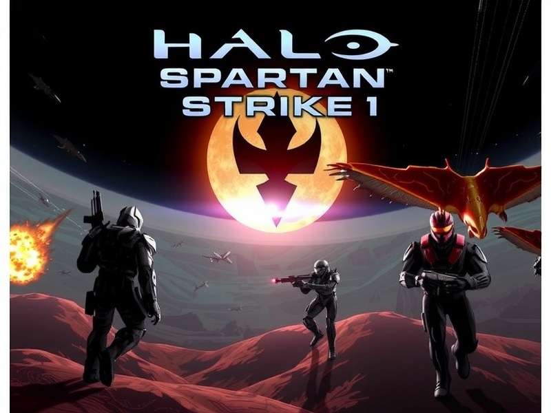 Halo Spartan Strike 1 intense gameplay screenshot showing a Spartan fighting Covenant forces