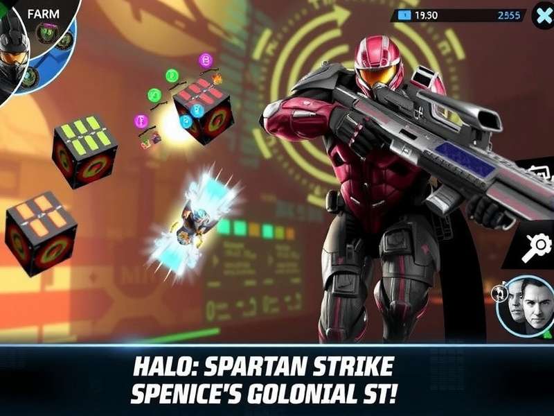 Halo Spartan Strike gameplay on mobile device