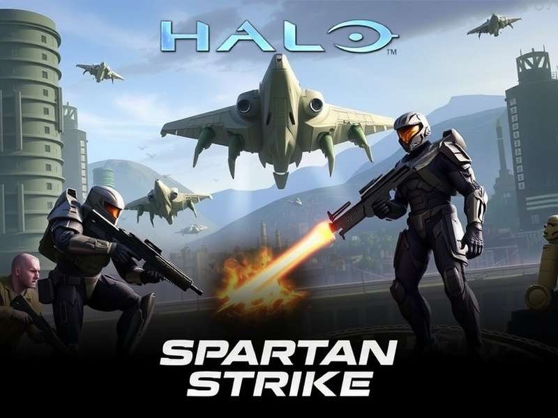 Halo Spartan Strike Android Gameplay Screenshot showing top-down combat
