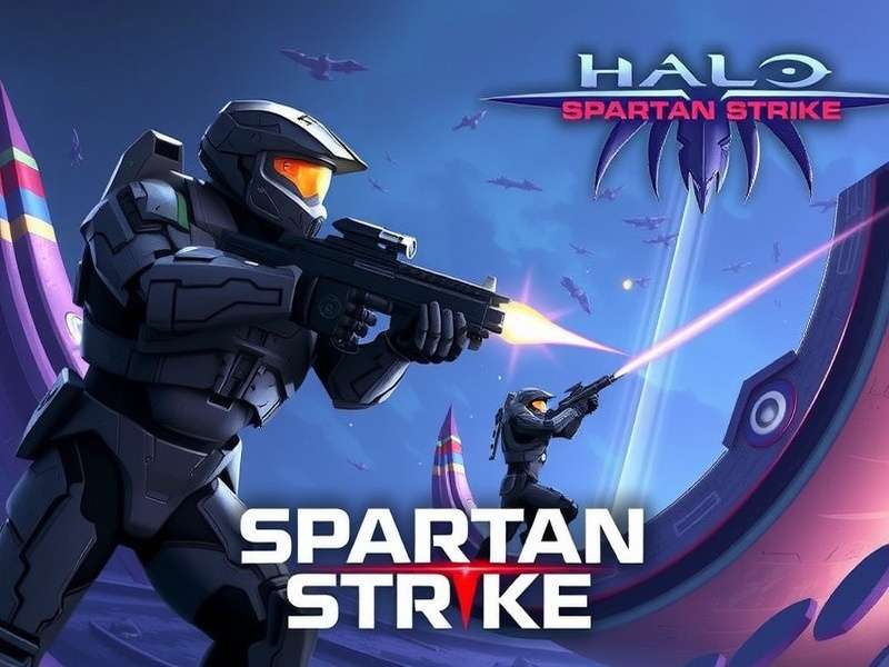 Halo Spartan Strike Android gameplay screenshot showing intense combat