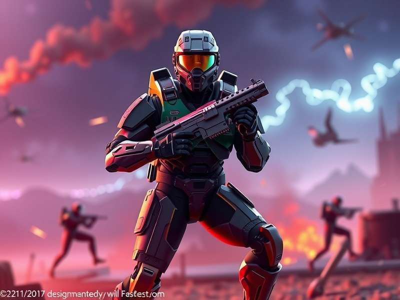 Halo Spartan Strike gameplay on a large Android TV screen showing intense combat