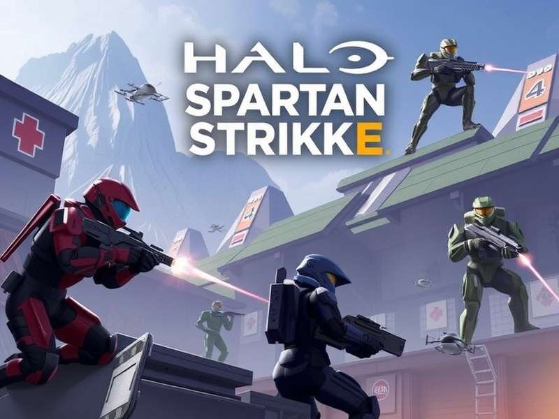 Halo Spartan Strike intense combat gameplay on iPhone screen