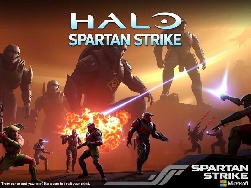 Halo Spartan Strike gameplay on Microsoft Store showing intense combat scenes