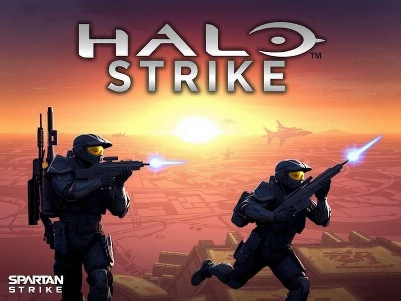Halo Spartan Strike Mobile gameplay screenshot showing intense combat against Covenant forces