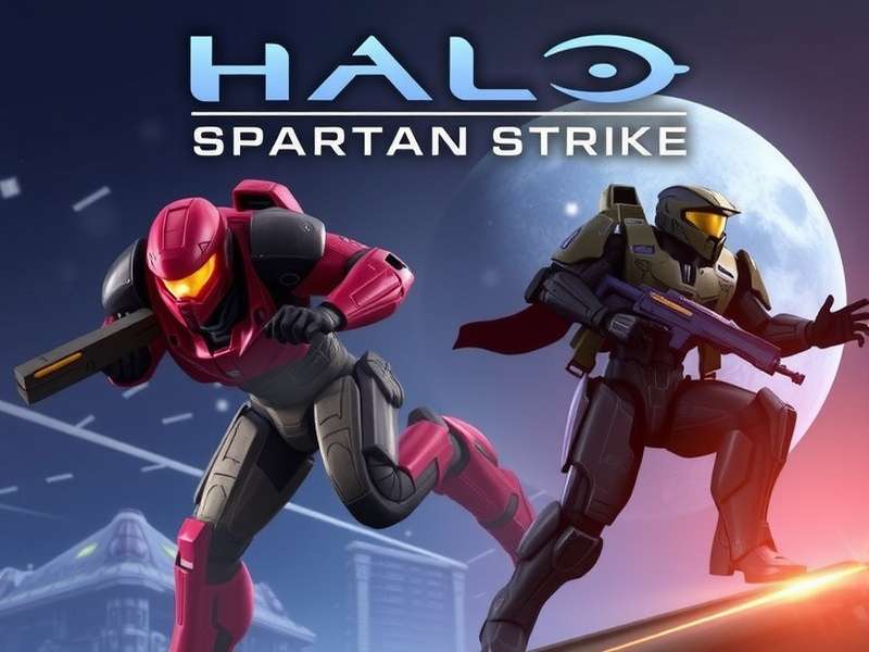 Halo Spartan Strike Vs Assault — side by side gameplay comparison featuring Spartan units and Covenant enemies in top-down twin-stick action