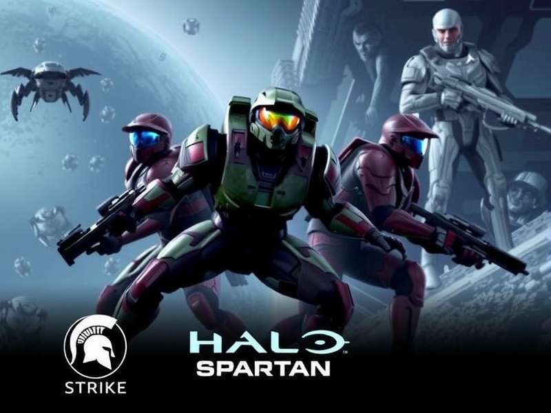Halo Spartan Strike 4k wallpaper showcase featuring Spartan armor and battle scene