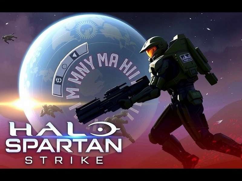 Halo Spartan Strike Wallpaper Engine 4K live wallpaper showcase featuring energy sword and ring world