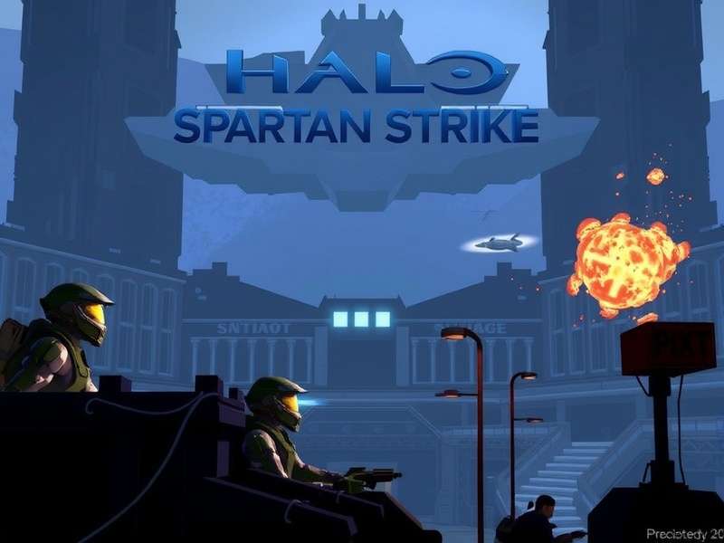 Halo Spartan Strike Windows 10 action gameplay with Spartan soldier