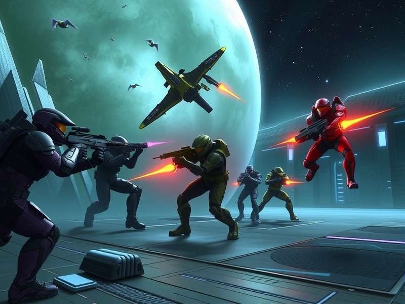 Halo Spartan Strike wallpaper collection featuring Spartan soldiers and Covenant battleships