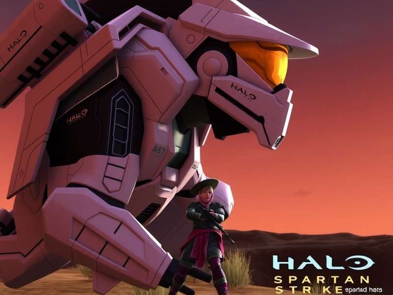Halo Spartan Strike gameplay on Windows XP featuring Spartan soldier and Covenant enemies