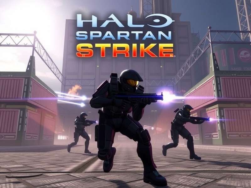 Halo Spartan Strike gameplay screenshot showing tactical combat and isometric view