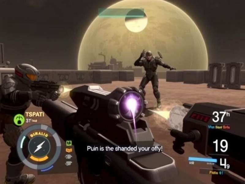 Halo Spartan Strike gameplay action scene with Spartans and Covenant forces
