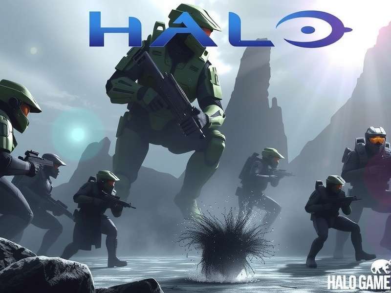 Halo Spartan Strike gameplay action shot featuring Spartan soldier in combat