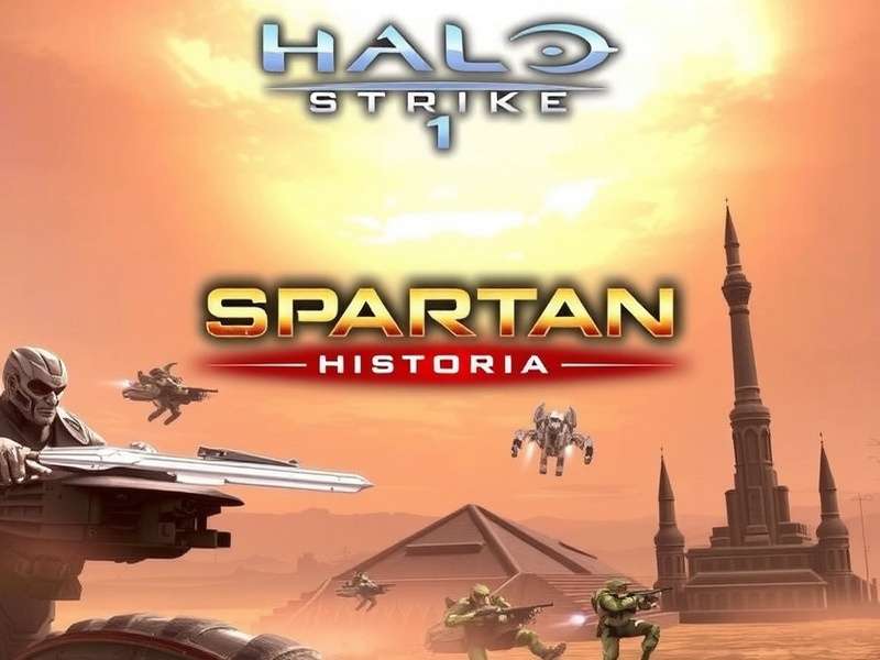 Halo Spartan Strike 1 Historia cover art featuring a Spartan soldier in tactical gear with Indian-themed background