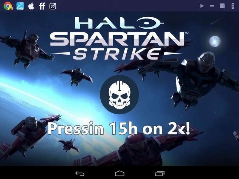 Halo Spartan Strike Android - Hero Spartan with Energy Sword in combat stance