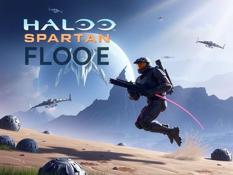 Halo Spartan Strike Flood – Spartan fighting Flood forms in a dark infested facility