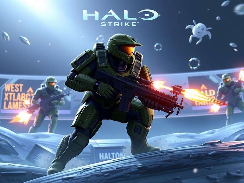 Halo Spartan Strike iOS gameplay on iPhone and iPad showing Spartan battling Covenant forces