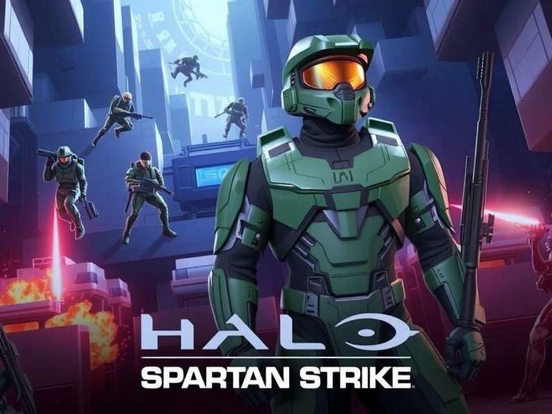 Halo Spartan Strike release date cover art showing the game's key visual with Spartan soldiers