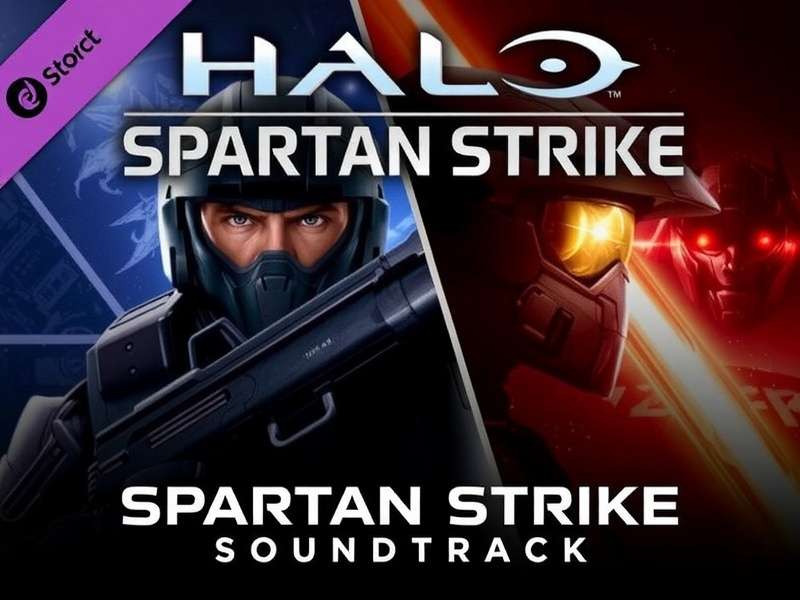 Halo Spartan Strike Soundtrack visual album art representation